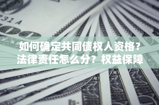 武汉如何确定共同债权人资格？法律责任怎么分？权益保障技巧揭秘！