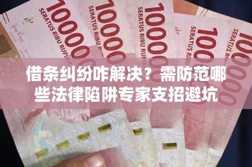 武汉借条纠纷咋解决？需防范哪些法律陷阱专家支招避坑