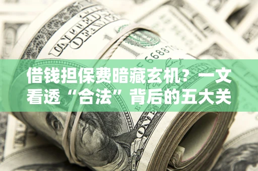 武汉借钱担保费暗藏玄机？一文看透“合法”背后的五大关键陷阱