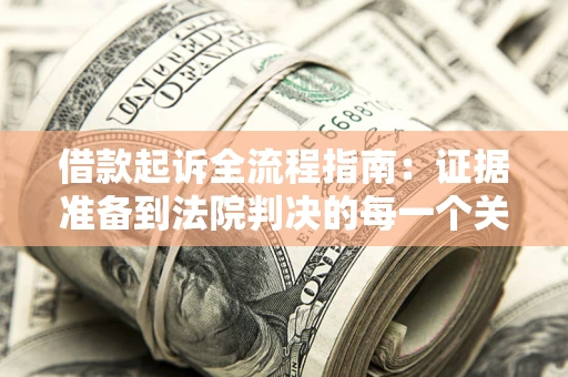 武汉借款起诉全流程指南：证据准备到法院判决的每一个关键步骤