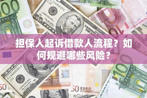 武汉担保人起诉借款人流程？如何规避哪些风险？